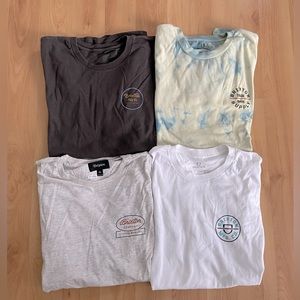 4 Men’s XL Brixton T Shirts, in good used condition